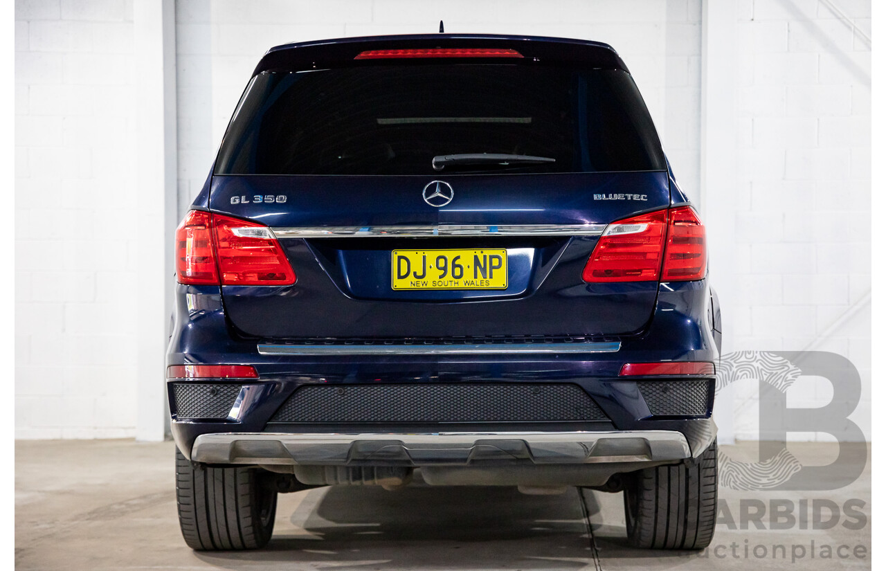 7/2013 Mercedes-Benz GL 350 Bluetec X166 4d Wagon Cavansite Blue Metallic Turbo Diesel 3.0L