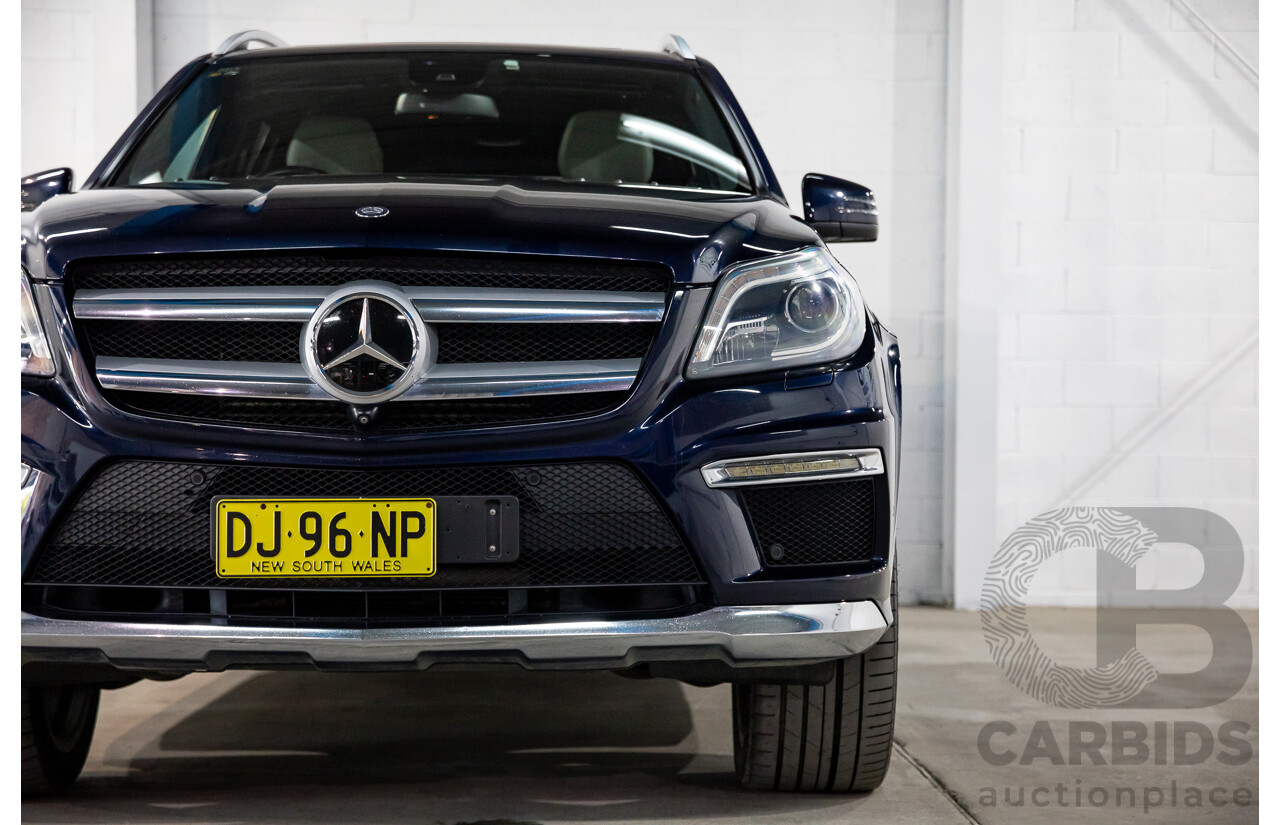 7/2013 Mercedes-Benz GL 350 Bluetec X166 4d Wagon Cavansite Blue Metallic Turbo Diesel 3.0L