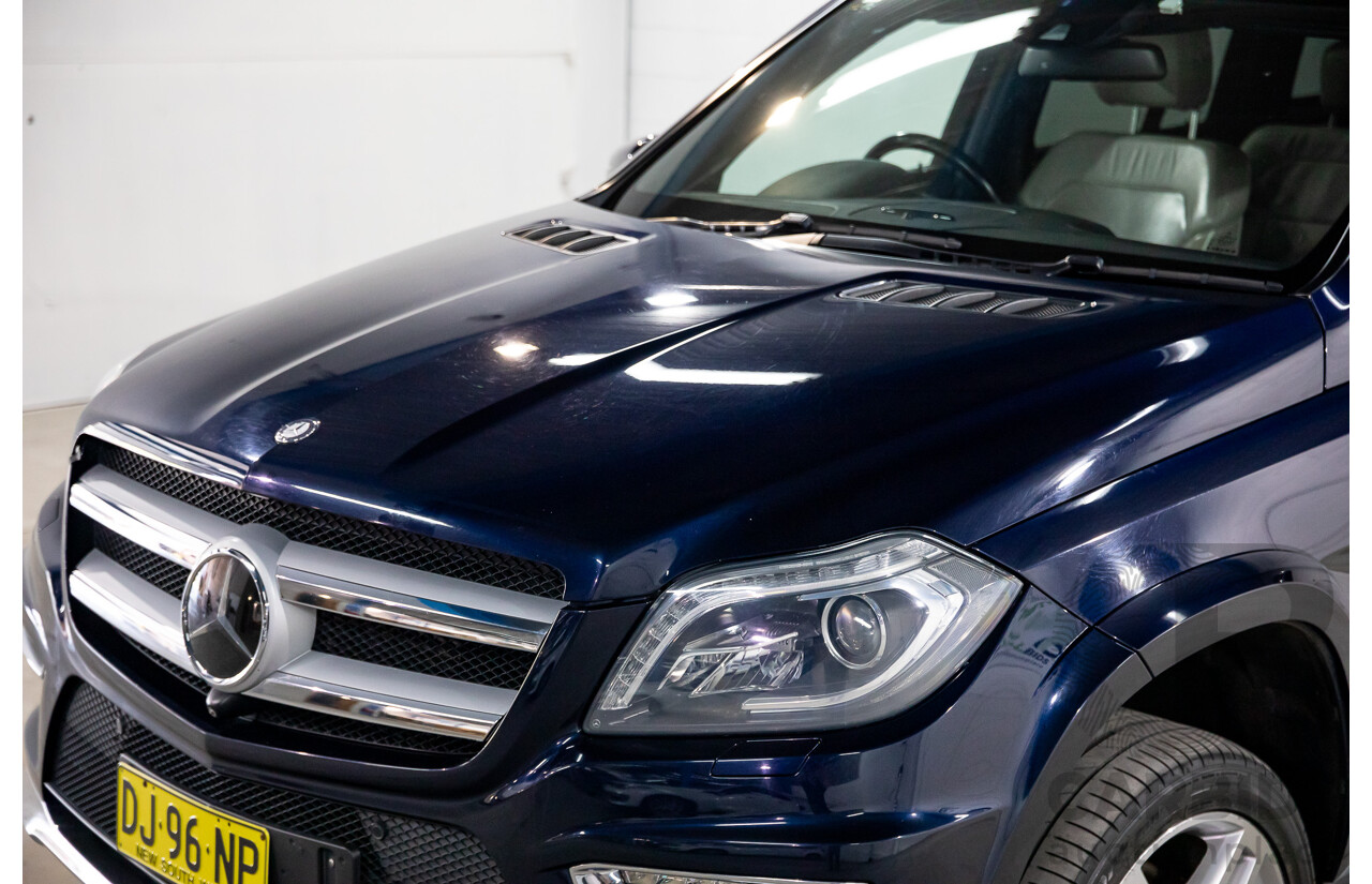 7/2013 Mercedes-Benz GL 350 Bluetec X166 4d Wagon Cavansite Blue Metallic Turbo Diesel 3.0L