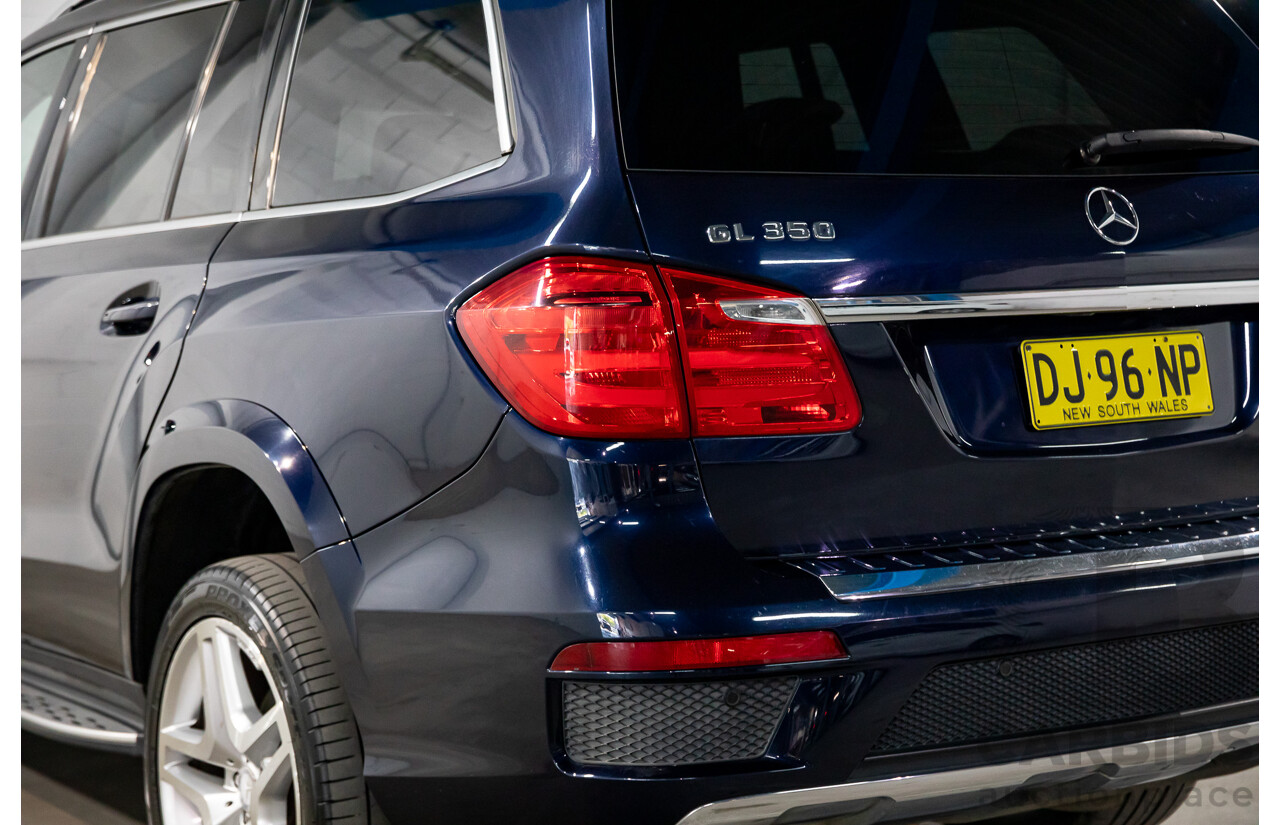 7/2013 Mercedes-Benz GL 350 Bluetec X166 4d Wagon Cavansite Blue Metallic Turbo Diesel 3.0L