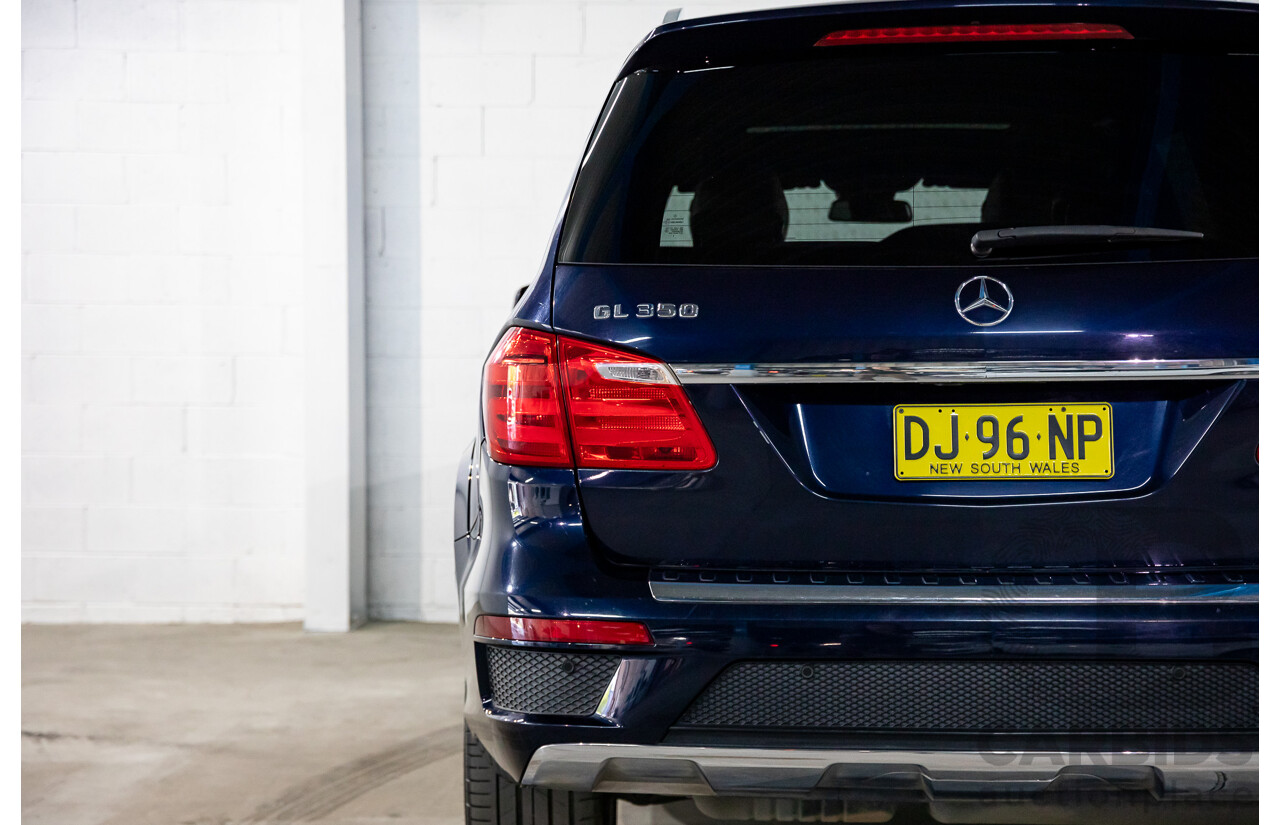 7/2013 Mercedes-Benz GL 350 Bluetec X166 4d Wagon Cavansite Blue Metallic Turbo Diesel 3.0L