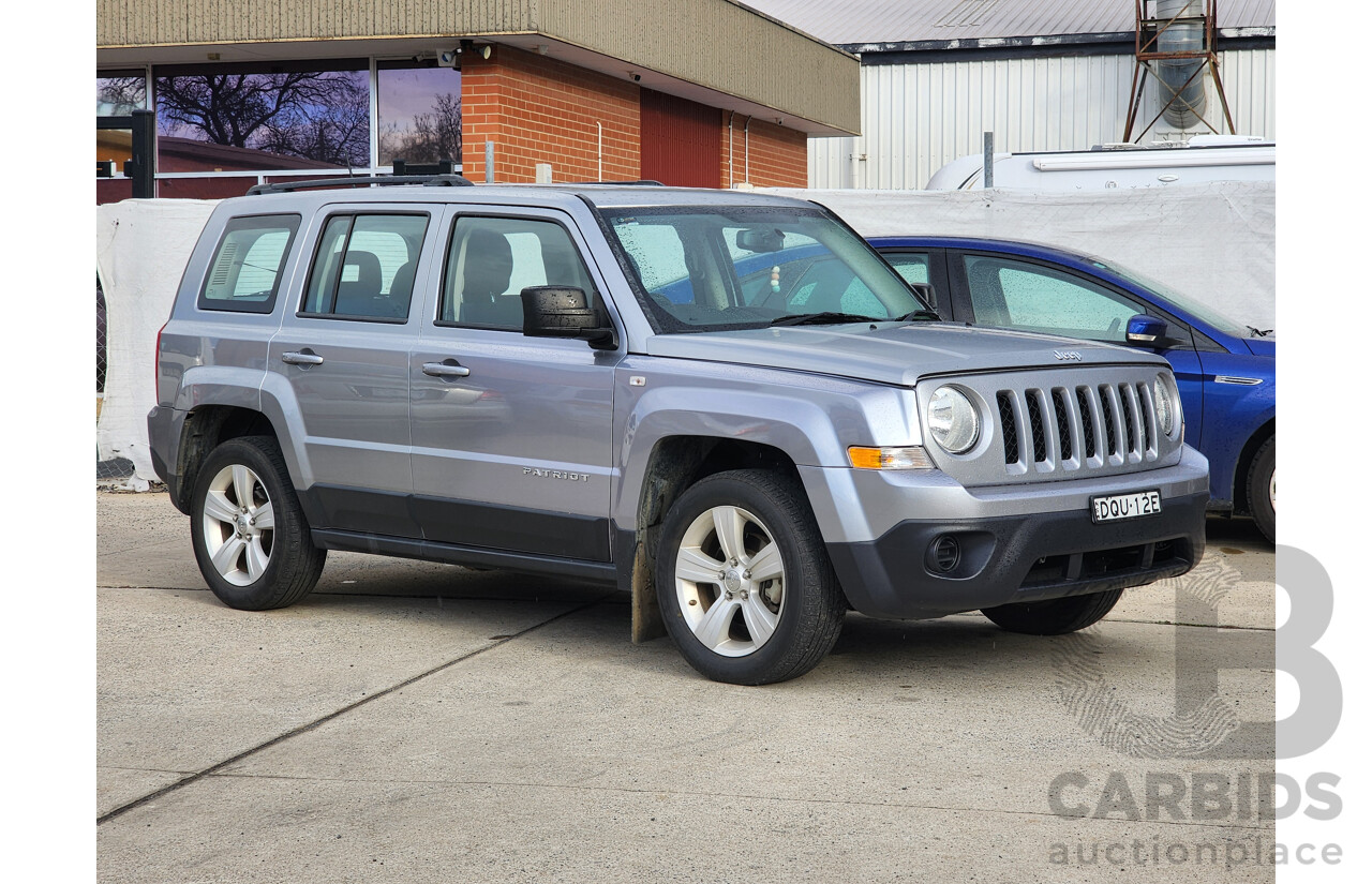 1/2015 Jeep Patriot Blackhawk MK MY14 4d Wagon Silver 2.0L