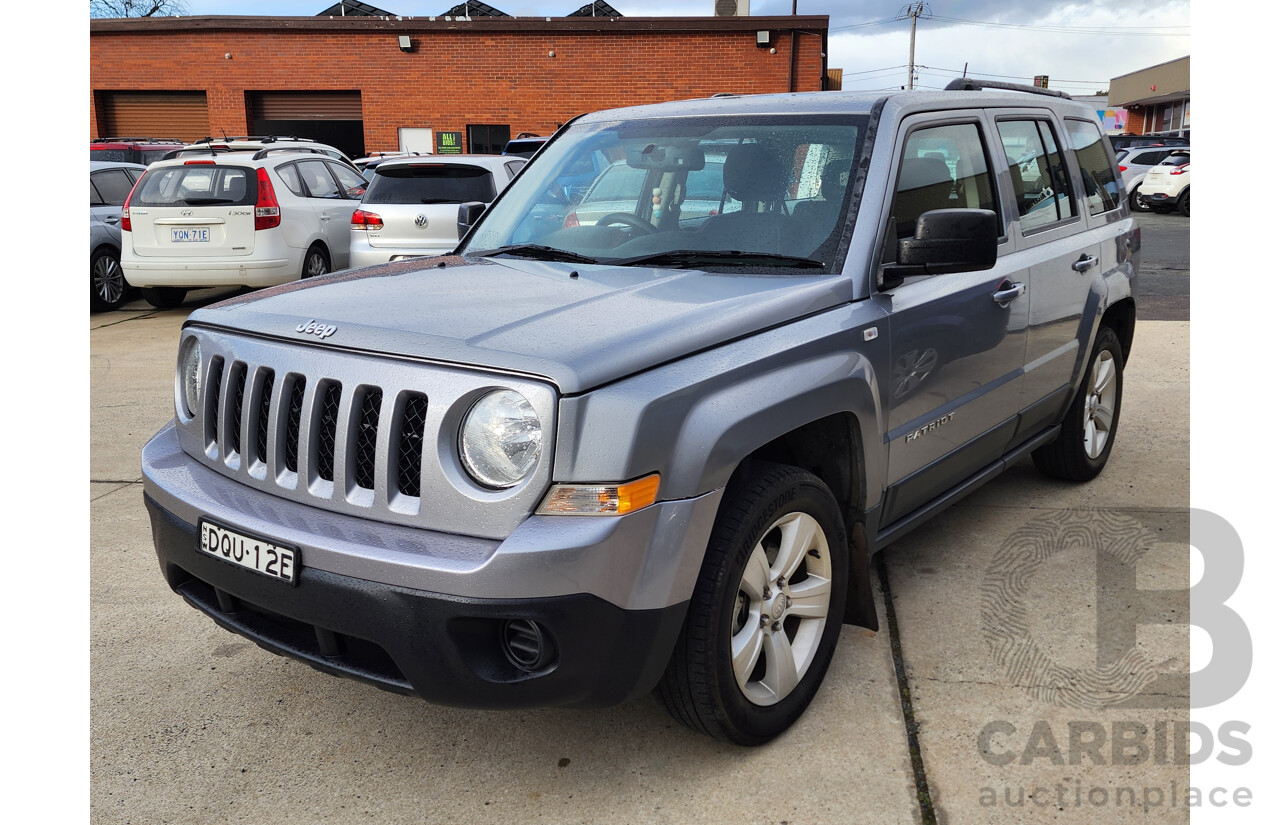 1/2015 Jeep Patriot Blackhawk MK MY14 4d Wagon Silver 2.0L