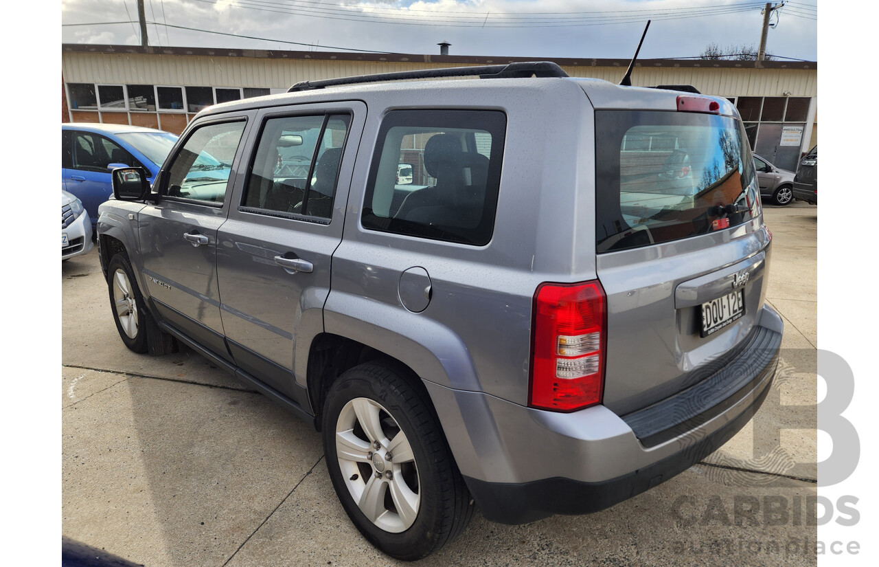 1/2015 Jeep Patriot Blackhawk MK MY14 4d Wagon Silver 2.0L
