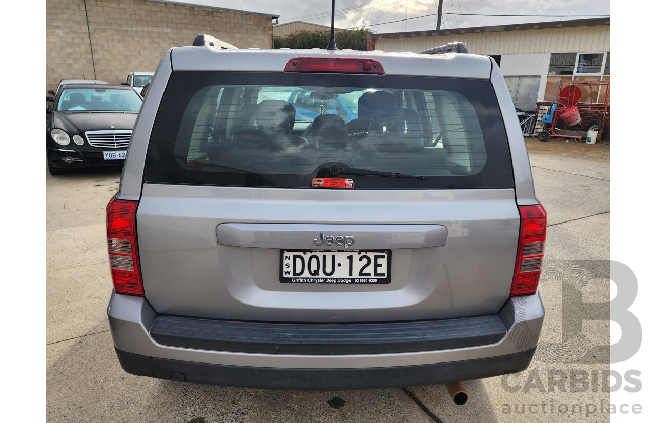 1/2015 Jeep Patriot Blackhawk MK MY14 4d Wagon Silver 2.0L