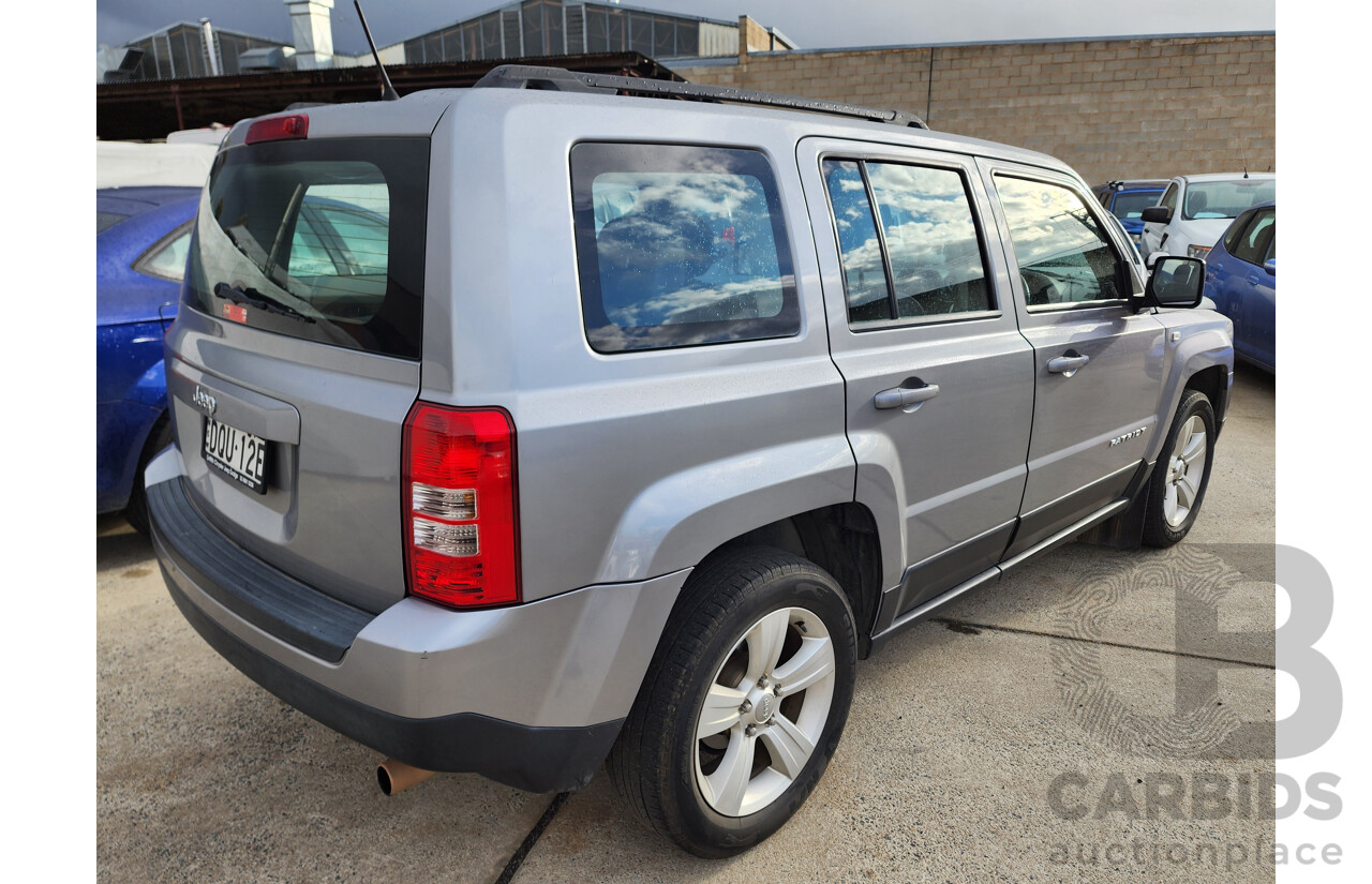 1/2015 Jeep Patriot Blackhawk MK MY14 4d Wagon Silver 2.0L