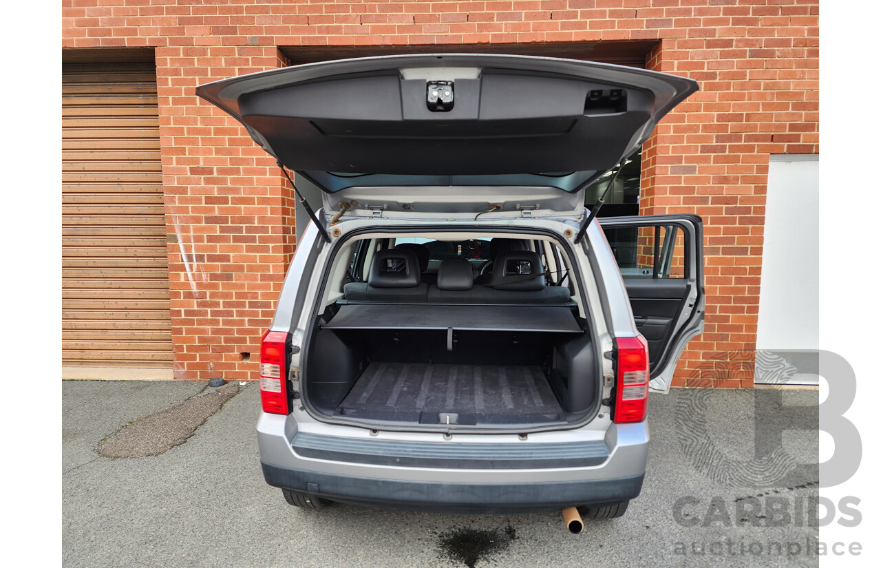 1/2015 Jeep Patriot Blackhawk MK MY14 4d Wagon Silver 2.0L