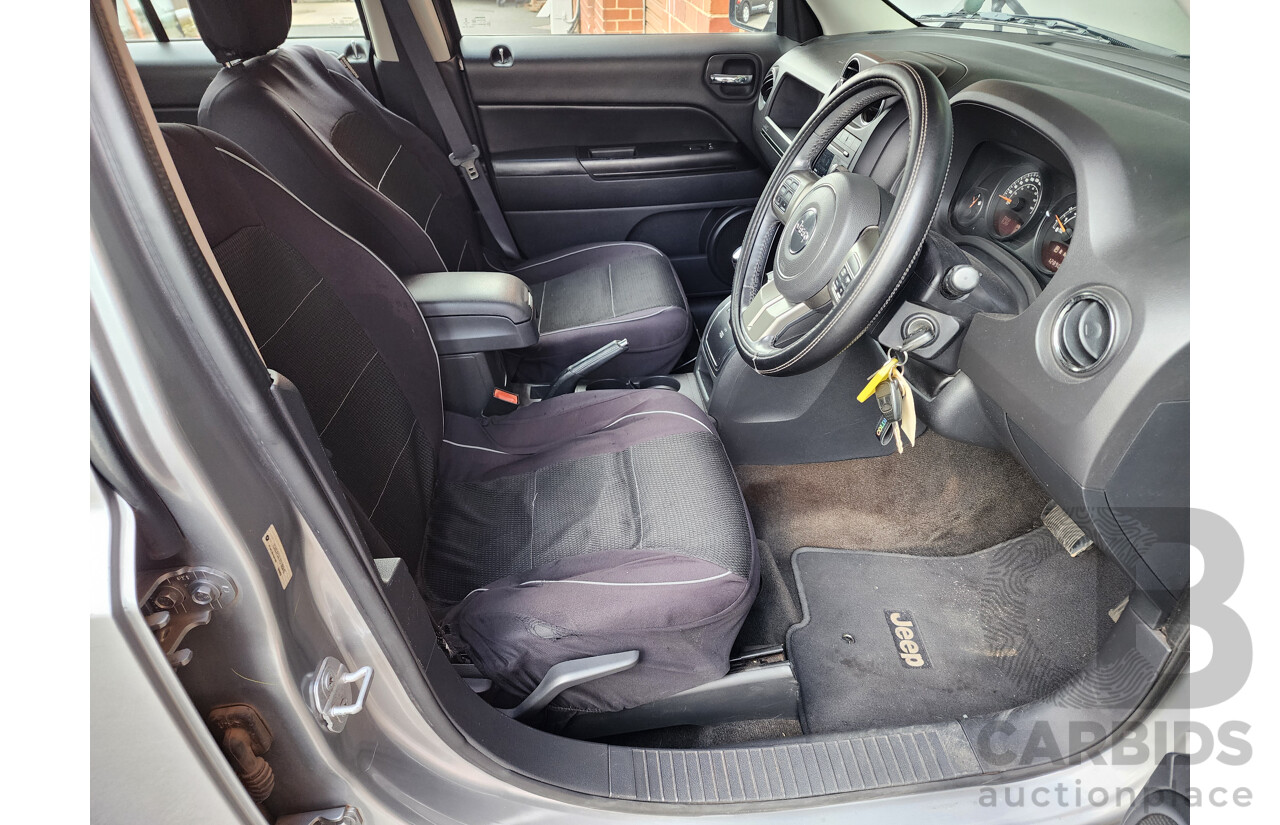 1/2015 Jeep Patriot Blackhawk MK MY14 4d Wagon Silver 2.0L