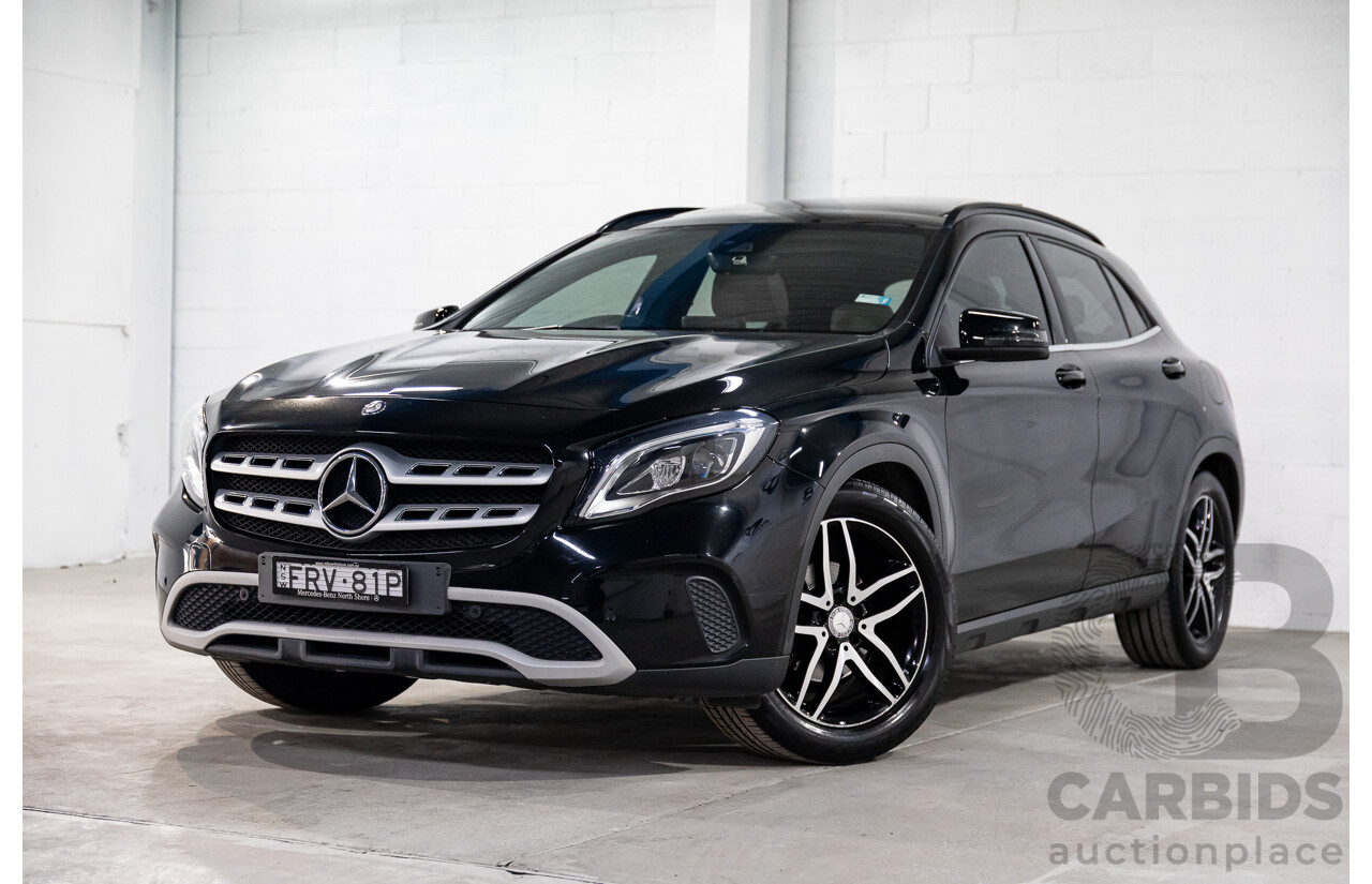 05/2017 Mercedes-Benz GLA 180 (FWD) X156 MY17.5 4d Wagon Cosmos Black Turbo 1.6L