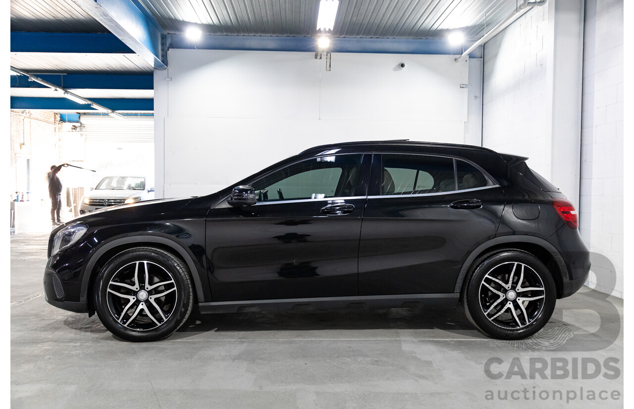 05/2017 Mercedes-Benz GLA 180 (FWD) X156 MY17.5 4d Wagon Cosmos Black Turbo 1.6L