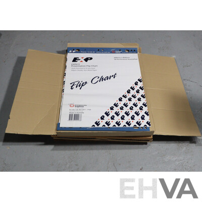 Collection of EXP Presentation Flip Charts and Easel Pad Sketch Paper
