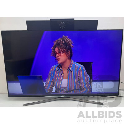 Samsung (J6200) Series 6 55 Inch Full HD Smart TV with Poly (P009) Video Bar
