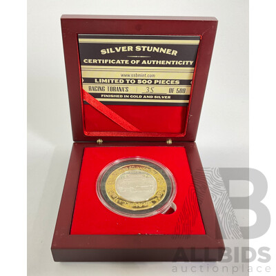 Silver Stunner Racing Torana's Silver/Gold Plate Collector Token