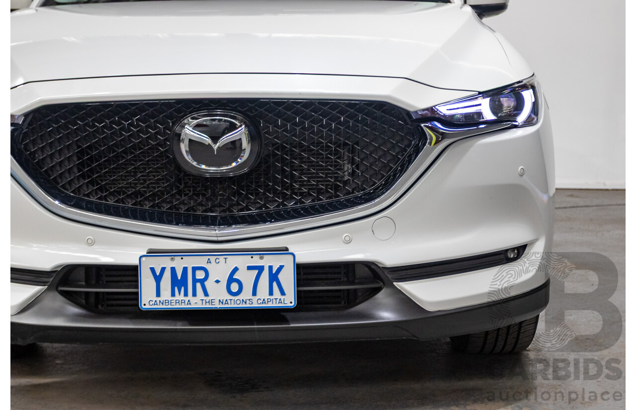 01/2018 Mazda CX-5 Akera (AWD) MY18 KF Series 4d Wagon Snowflake White Pearl Twin Turbo Diesel 2.2L