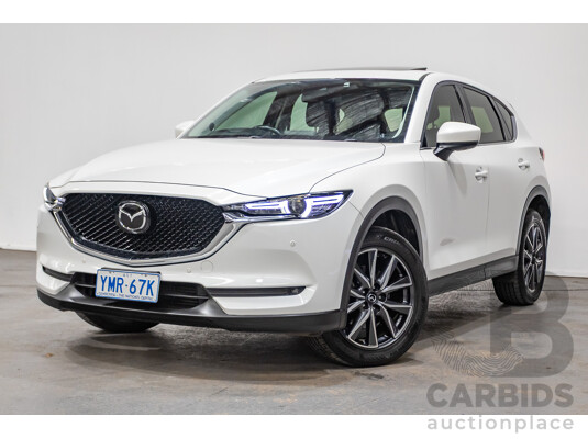 01/2018 Mazda CX-5 Akera (AWD) MY18 KF Series 4d Wagon Snowflake White Pearl Twin Turbo Diesel 2.2L