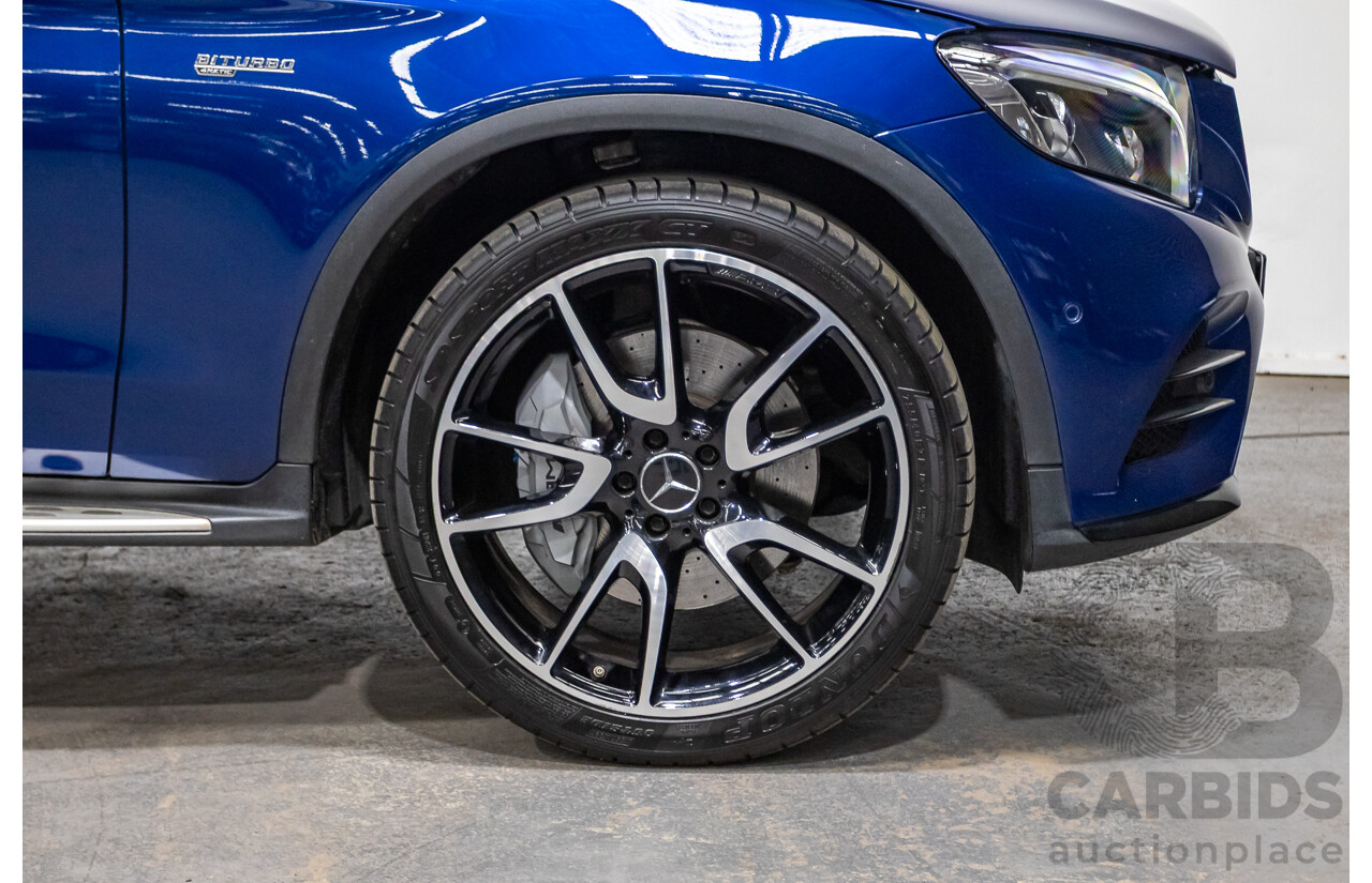 04/2019 Mercedes Benz GLC43 AMG (AWD) X253 MY19 4d Wagon Brilliant Blue Metallic Twin Turbo V6 3.0L