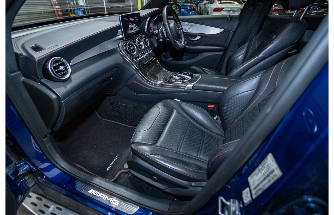04/2019 Mercedes Benz GLC43 AMG (AWD) X253 MY19 4d Wagon Brilliant Blue Metallic Twin Turbo V6 3.0L