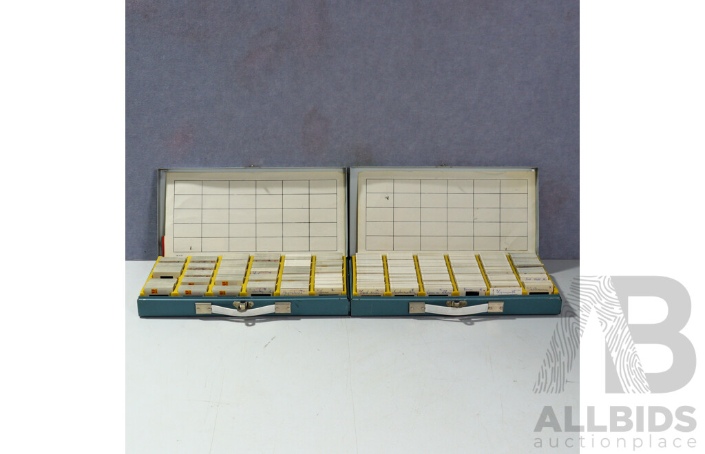 Good Collection Four Boxes Slides, Mostly 1960s to 1990s of International Interest Including Europe and More