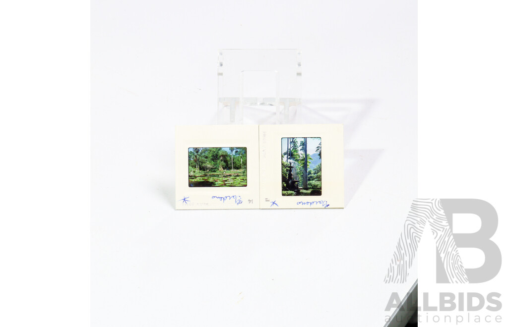 Good Collection Five Cases Slides, Mostly 1970s to 1980s of Australian & International Interest Including Europe, UK, China, USA and More