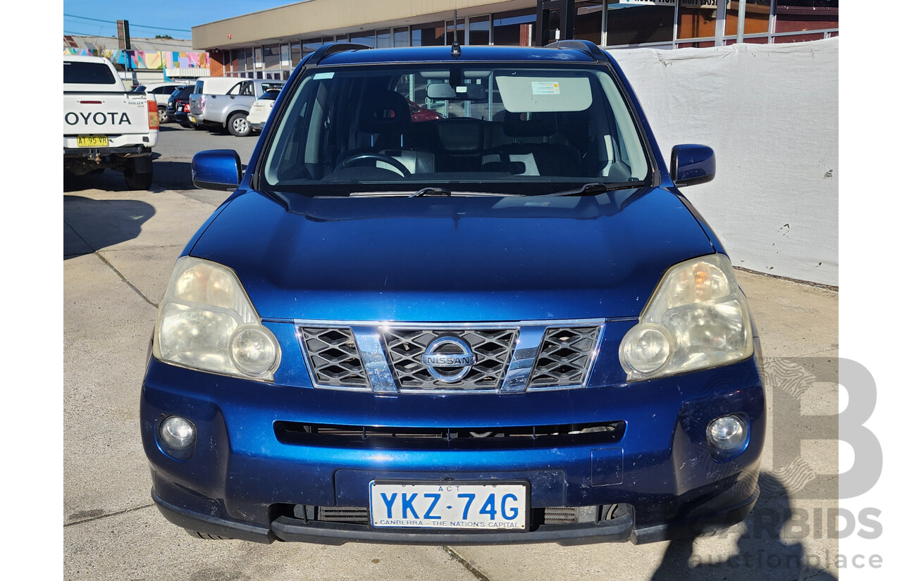 7/2008 Nissan X-Trail TL (4x4) T31 4d Wagon Blue 2.0L