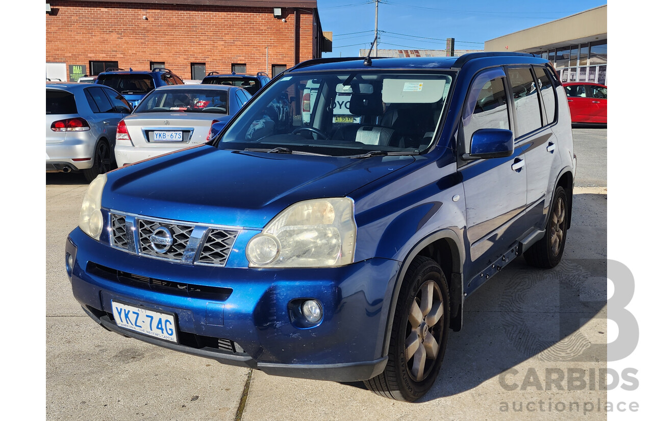 7/2008 Nissan X-Trail TL (4x4) T31 4d Wagon Blue 2.0L