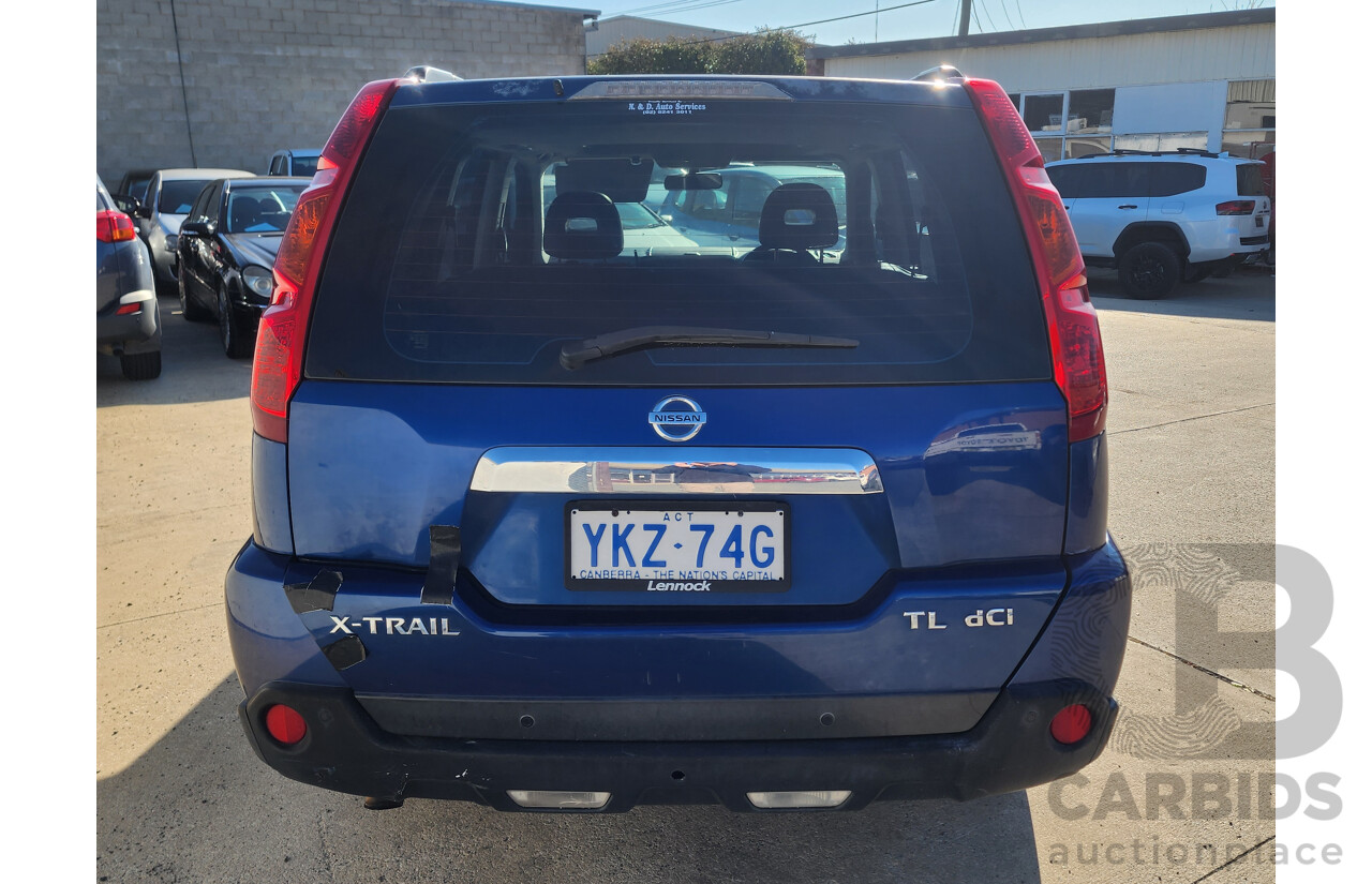 7/2008 Nissan X-Trail TL (4x4) T31 4d Wagon Blue 2.0L
