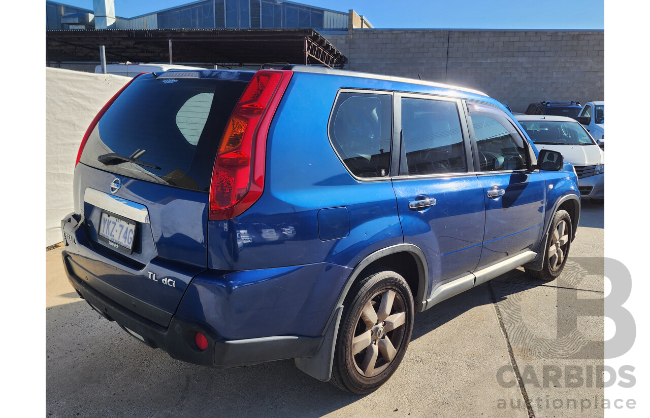 7/2008 Nissan X-Trail TL (4x4) T31 4d Wagon Blue 2.0L