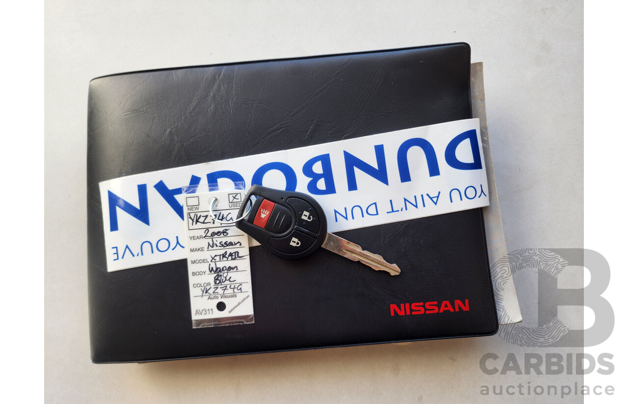 7/2008 Nissan X-Trail TL (4x4) T31 4d Wagon Blue 2.0L
