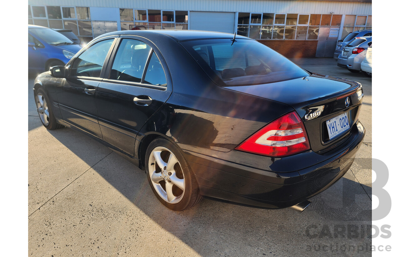 3/2005 Mercedes-Benz C180 Kompressor Classic W203 UPGRADE 4d Sedan Black 1.8L