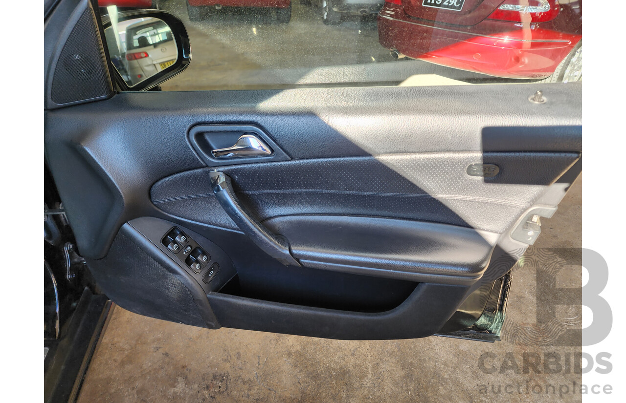 3/2005 Mercedes-Benz C180 Kompressor Classic W203 UPGRADE 4d Sedan Black 1.8L