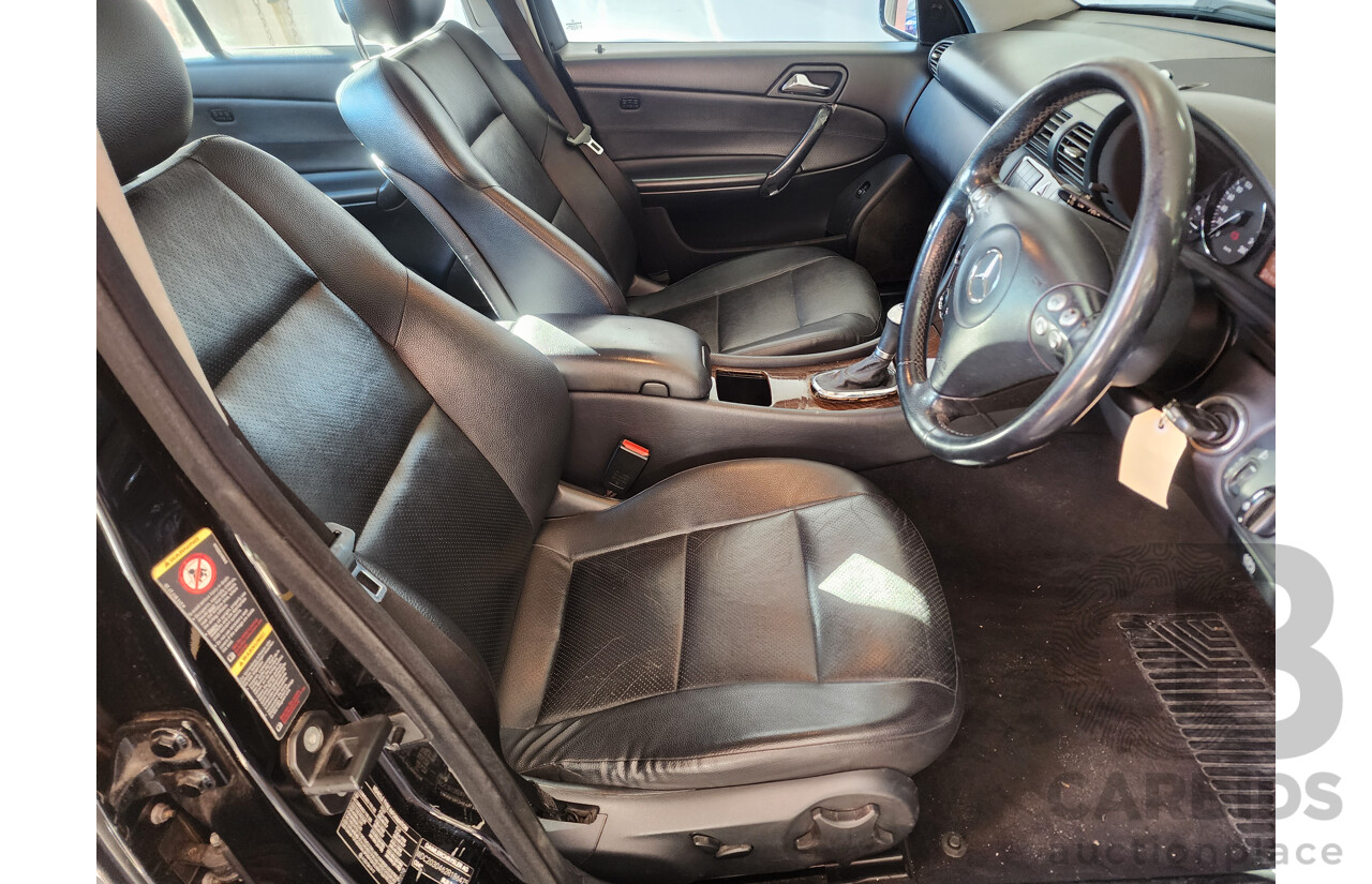 3/2005 Mercedes-Benz C180 Kompressor Classic W203 UPGRADE 4d Sedan Black 1.8L