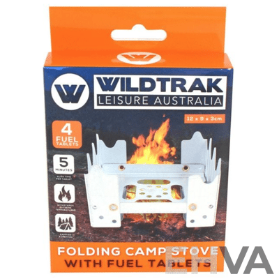 WildTrak Camping Pack - Camp Oven, Tripod, Jaffle Iron, Stove, Cutlery and Head Torch