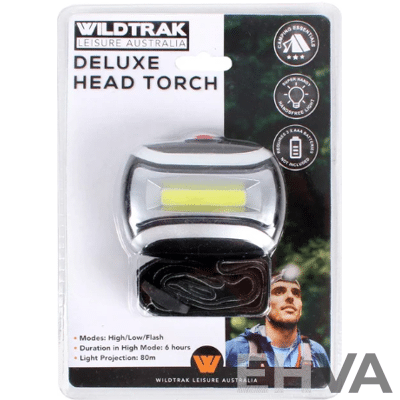 WildTrak Camping Pack - Camp Oven, Tripod, Jaffle Iron, Stove, Cutlery and Head Torch