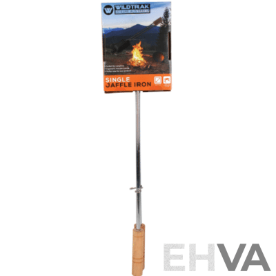 WildTrak Camping Pack - Camp Oven, Tripod, Jaffle Iron, Stove, Cutlery and Head Torch