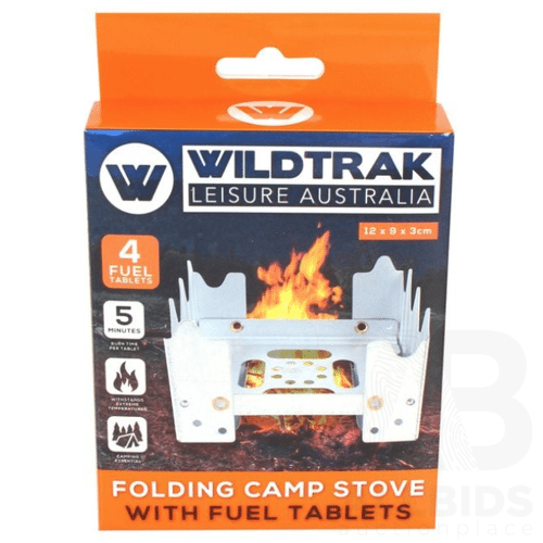 WildTrak Camping Pack - Camp Oven, Tripod, Jaffle Iron, Stove, Cutlery and Head Torch