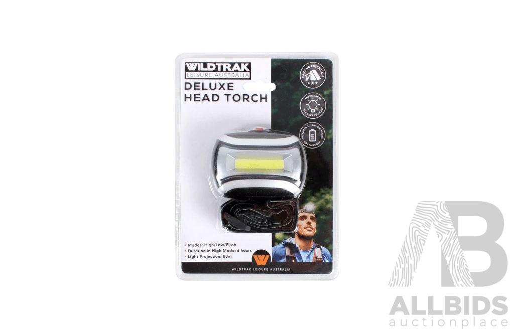 WildTrak Camping Pack - Camp Oven, Tripod, Jaffle Iron, Stove, Cutlery and Head Torch