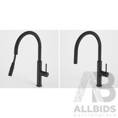 Liano II Pull Out Sink Mixer - Matte Black