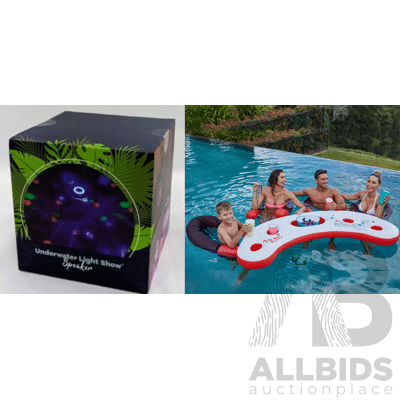 Pool Pack #4 - Floating Bar and Underwater Light and Speaker