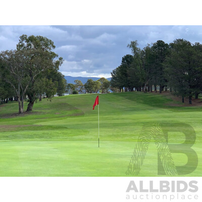 18 Holes of golf for 4 people with 2 carts