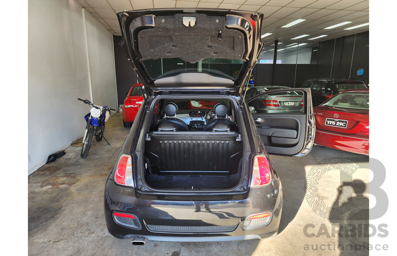 11/2013 Fiat 500 Sport MY13 3d Hatchback Black 1.4L