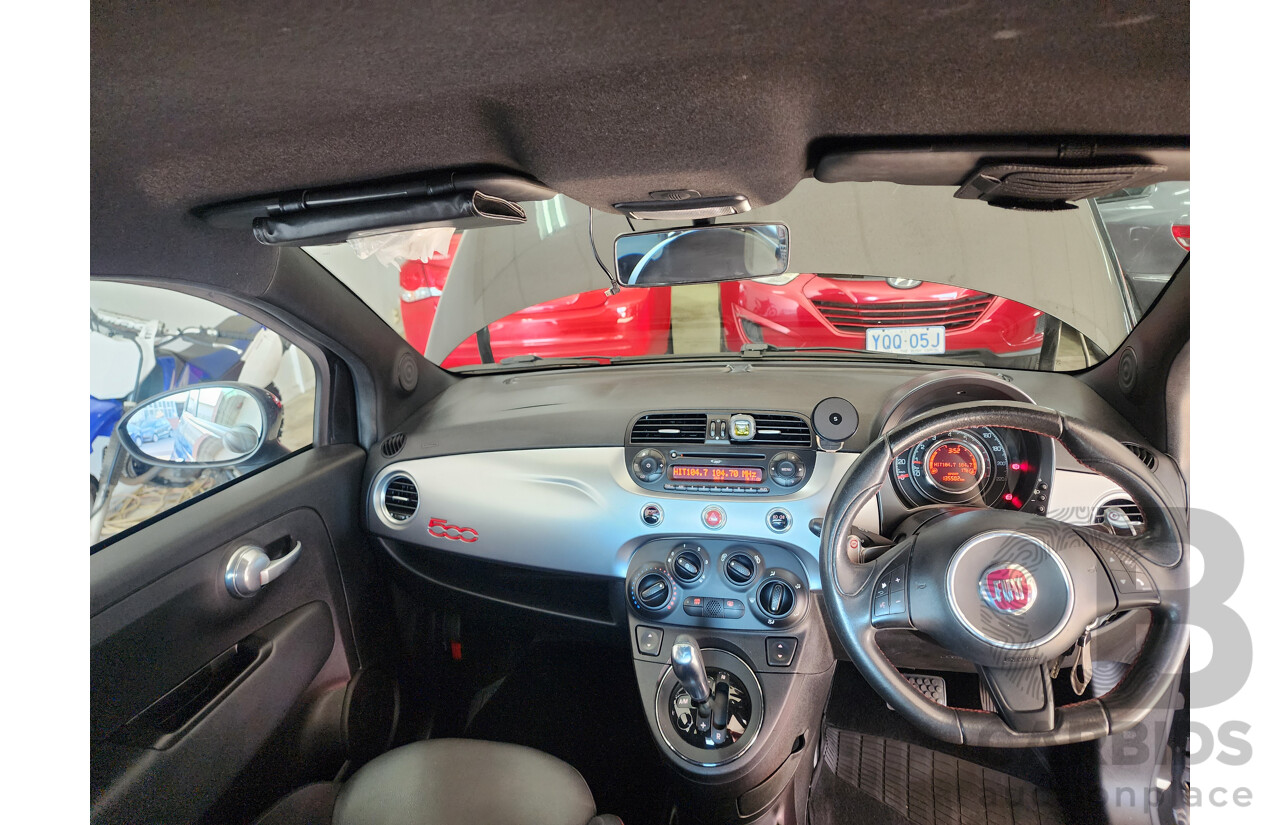 11/2013 Fiat 500 Sport MY13 3d Hatchback Black 1.4L
