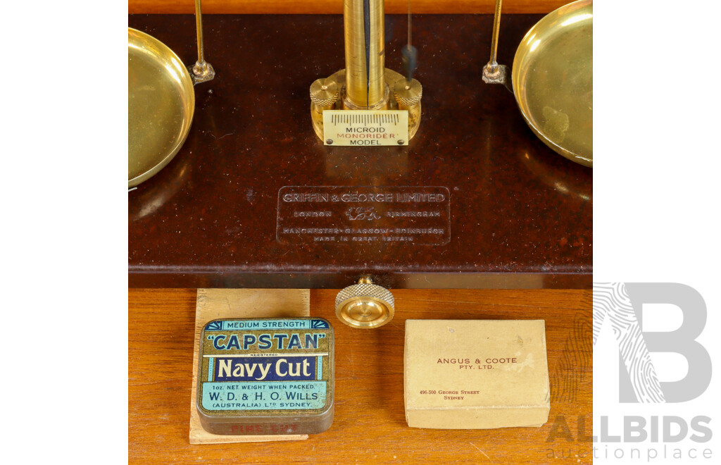 Set of Vintage Scientific Scales by Griffin & George Limited