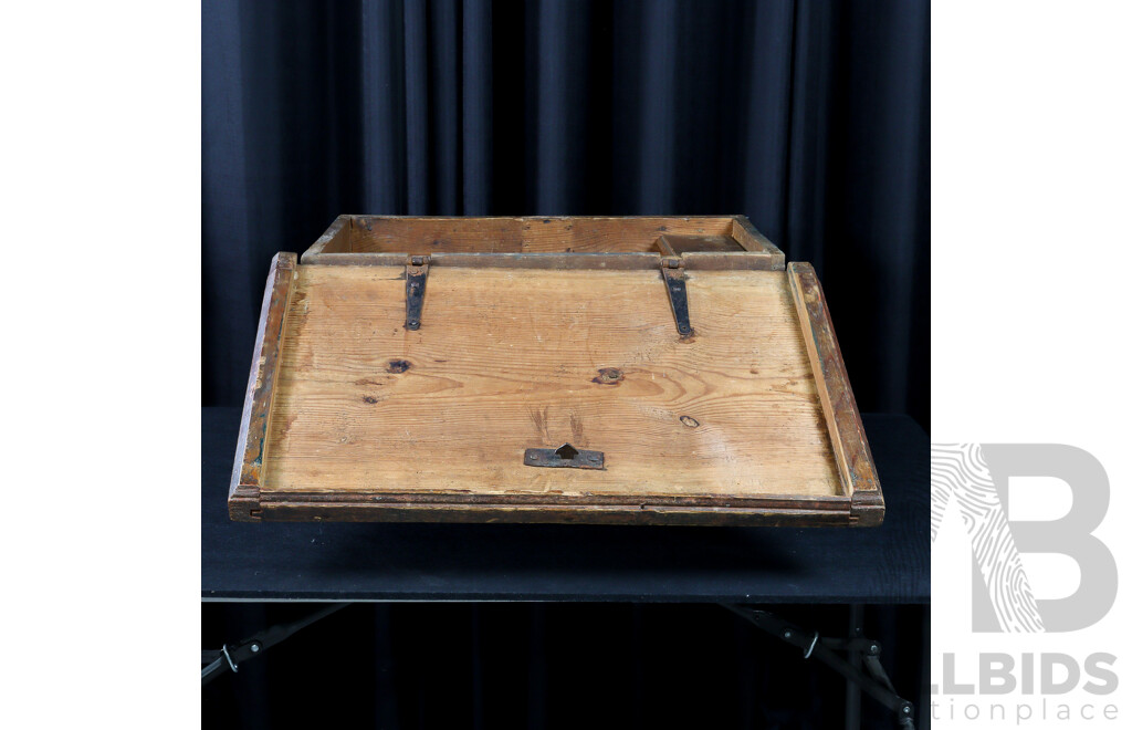 Rustic Vintage Indian Dowry Chest