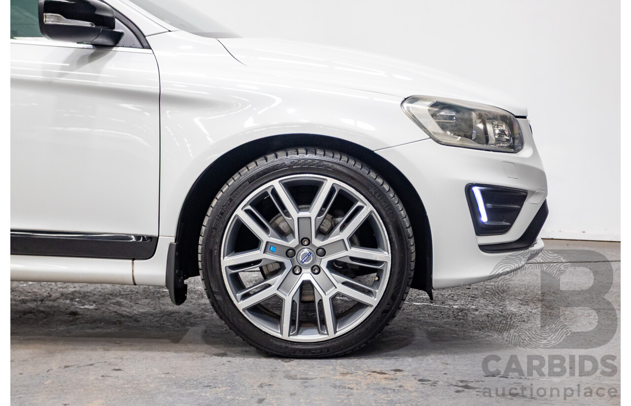 12/2016 Volvo XC60 D5 R-Design (AWD) DZ MY17 4D Wagon Ice White Turbo Diesel 2.4L