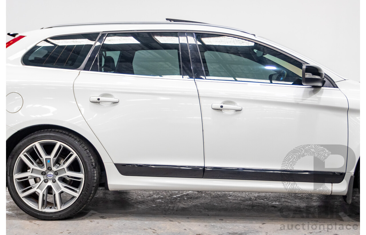 12/2016 Volvo XC60 D5 R-Design (AWD) DZ MY17 4D Wagon Ice White Turbo Diesel 2.4L
