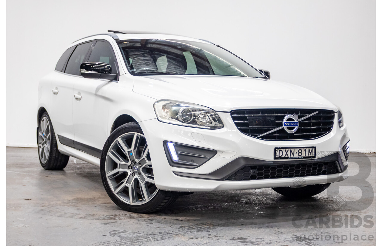 12/2016 Volvo XC60 D5 R-Design (AWD) DZ MY17 4D Wagon Ice White Turbo Diesel 2.4L