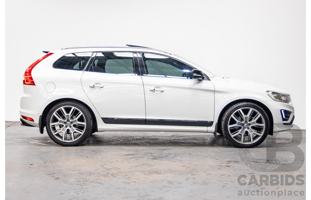 12/2016 Volvo XC60 D5 R-Design (AWD) DZ MY17 4D Wagon Ice White Turbo Diesel 2.4L