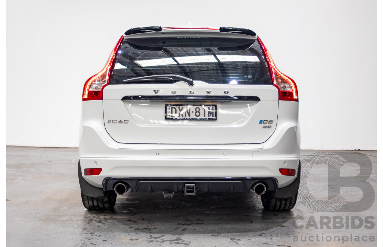12/2016 Volvo XC60 D5 R-Design (AWD) DZ MY17 4D Wagon Ice White Turbo Diesel 2.4L