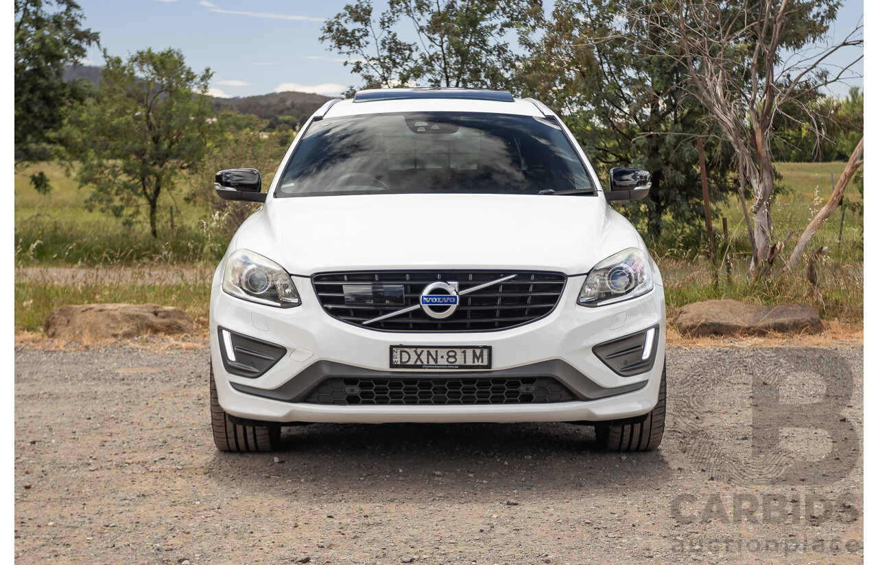 12/2016 Volvo XC60 D5 R-Design (AWD) DZ MY17 4D Wagon Ice White Turbo Diesel 2.4L