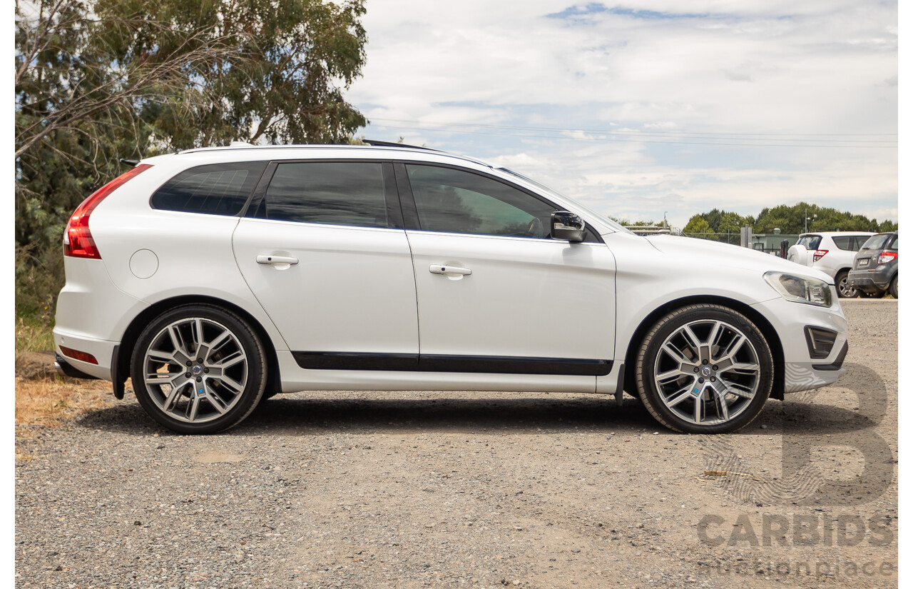 12/2016 Volvo XC60 D5 R-Design (AWD) DZ MY17 4D Wagon Ice White Turbo Diesel 2.4L